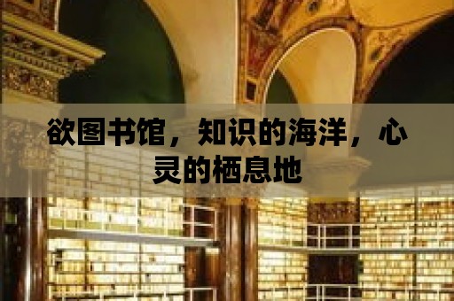 欲圖書館，知識的海洋，心靈的棲息地