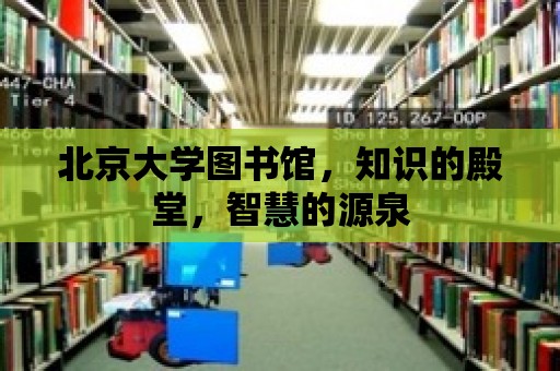 北京大學圖書館，知識的殿堂，智慧的源泉