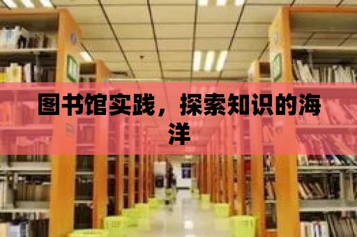 圖書館實踐，探索知識的海洋