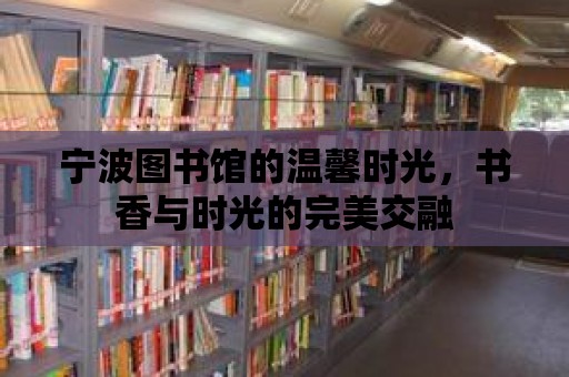 寧波圖書館的溫馨時光，書香與時光的完美交融