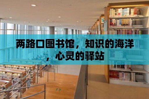 兩路口圖書館，知識的海洋，心靈的驛站