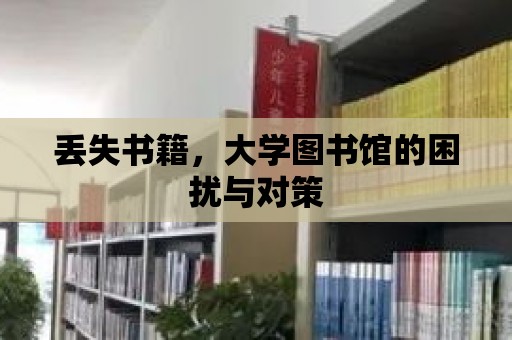 丟失書籍，大學圖書館的困擾與對策