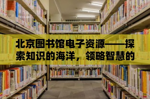 北京圖書館電子資源——探索知識的海洋，領(lǐng)略智慧的魅力