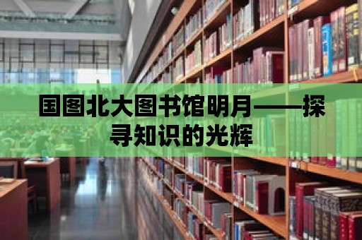 國圖北大圖書館明月——探尋知識的光輝