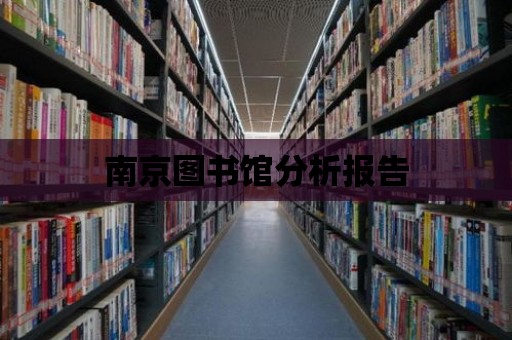 南京圖書館分析報告