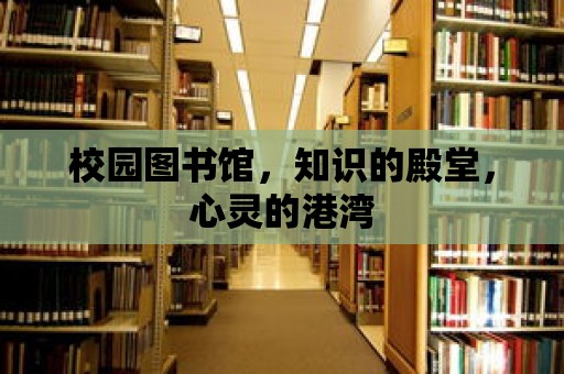 校園圖書館，知識的殿堂，心靈的港灣