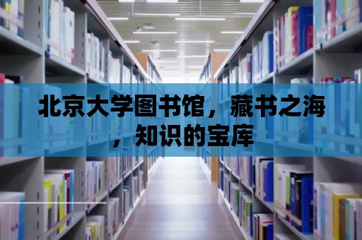 北京大學(xué)圖書館，藏書之海，知識的寶庫