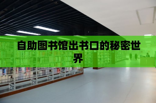 自助圖書館出書口的秘密世界