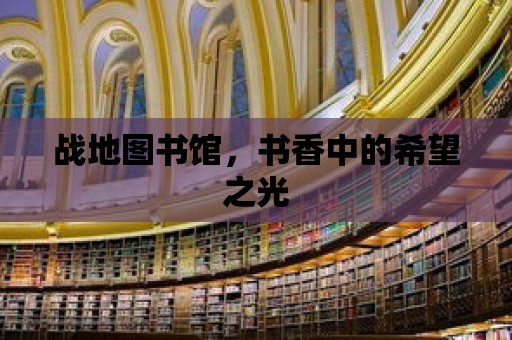 戰地圖書館，書香中的希望之光