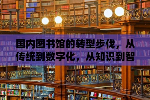 國內圖書館的轉型步伐，從傳統到數字化，從知識到智慧