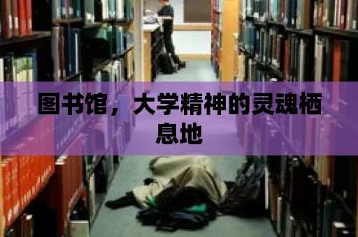 圖書館，大學精神的靈魂棲息地