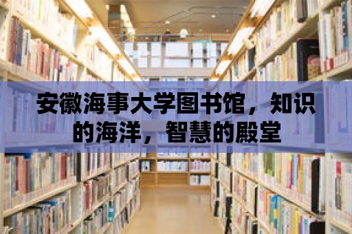 安徽海事大學圖書館，知識的海洋，智慧的殿堂