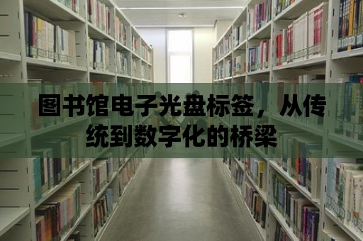 圖書館電子光盤標簽，從傳統到數字化的橋梁