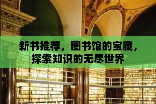 新書推薦，圖書館的寶藏，探索知識的無盡世界