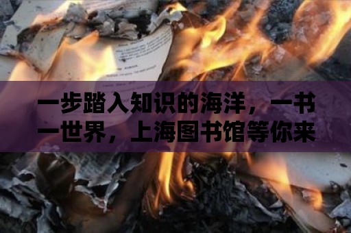 一步踏入知識的海洋，一書一世界，上海圖書館等你來探索！