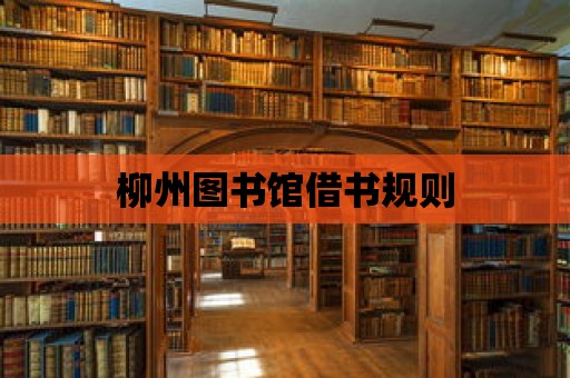 柳州圖書館借書規則