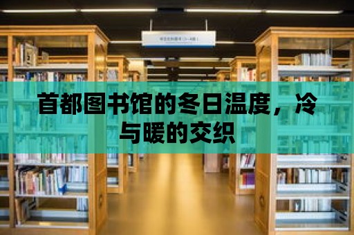 首都圖書館的冬日溫度，冷與暖的交織