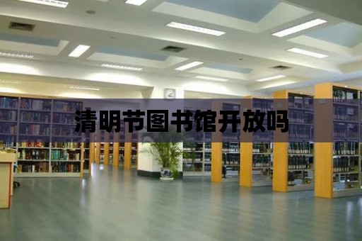 清明節圖書館開放嗎