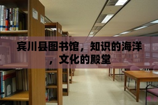 賓川縣圖書館，知識的海洋，文化的殿堂