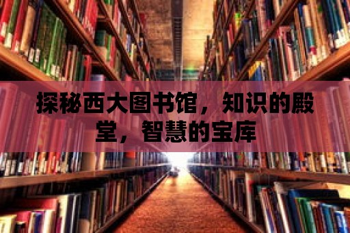 探秘西大圖書館，知識的殿堂，智慧的寶庫