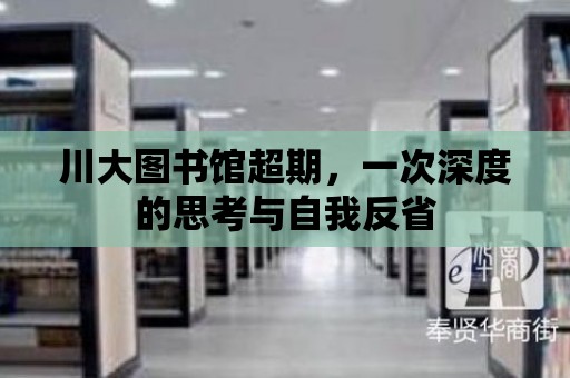 川大圖書館超期，一次深度的思考與自我反省