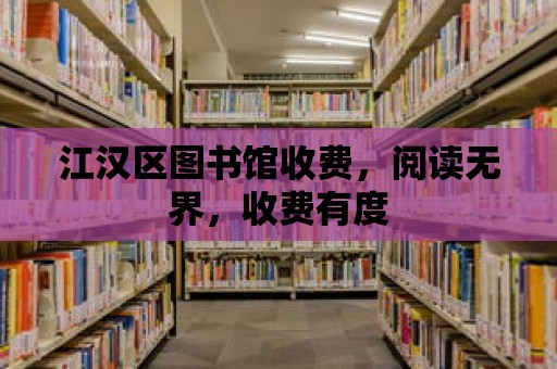 江漢區圖書館收費，閱讀無界，收費有度