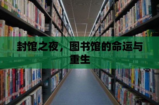 封館之夜，圖書館的命運與重生