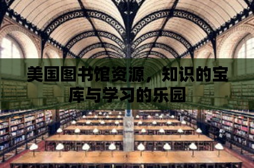 美國圖書館資源，知識的寶庫與學(xué)習(xí)的樂園