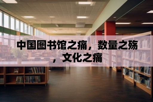 中國圖書館之痛，數量之殤，文化之痛