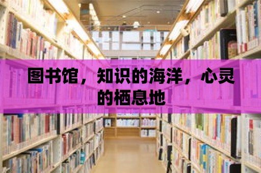 圖書館，知識的海洋，心靈的棲息地