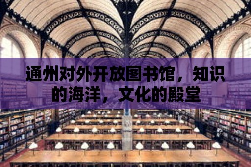 通州對外開放圖書館，知識的海洋，文化的殿堂