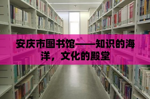 安慶市圖書館——知識(shí)的海洋，文化的殿堂