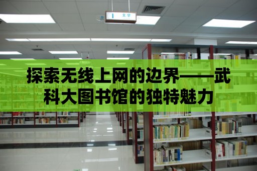 探索無線上網的邊界——武科大圖書館的獨特魅力