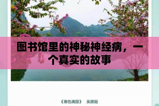 圖書館里的神秘神經病，一個真實的故事