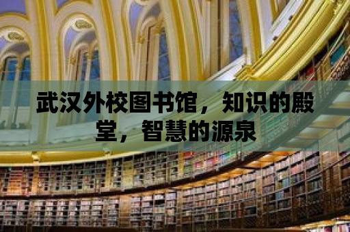 武漢外校圖書館，知識(shí)的殿堂，智慧的源泉