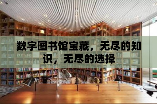 數(shù)字圖書館寶藏，無盡的知識，無盡的選擇