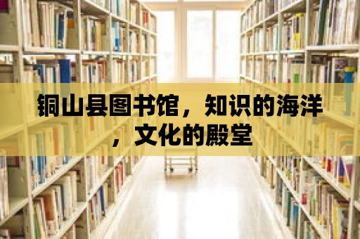 銅山縣圖書館，知識的海洋，文化的殿堂