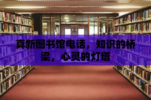 真新圖書館電話，知識的橋梁，心靈的燈塔