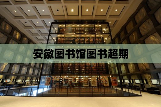 安徽圖書館圖書超期