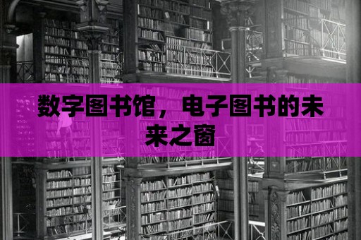 數字圖書館，電子圖書的未來之窗