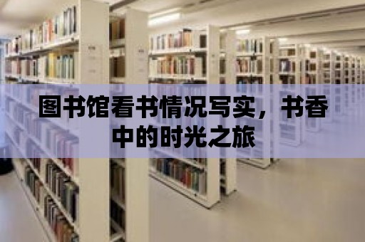 圖書館看書情況寫實，書香中的時光之旅