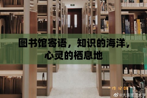 圖書館寄語，知識的海洋，心靈的棲息地