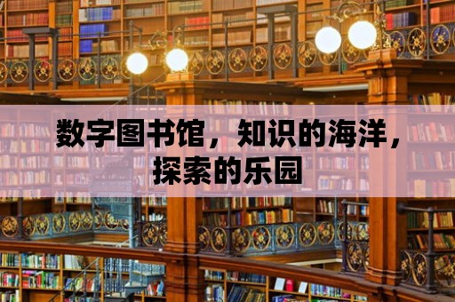 數字圖書館，知識的海洋，探索的樂園