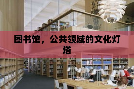 圖書館，公共領(lǐng)域的文化燈塔