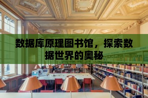 數據庫原理圖書館，探索數據世界的奧秘