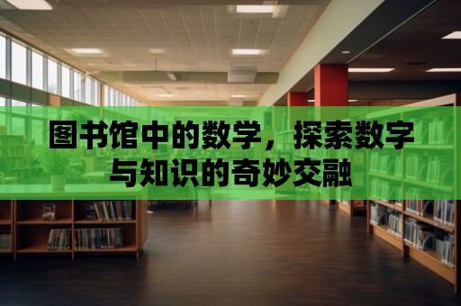 圖書館中的數學，探索數字與知識的奇妙交融