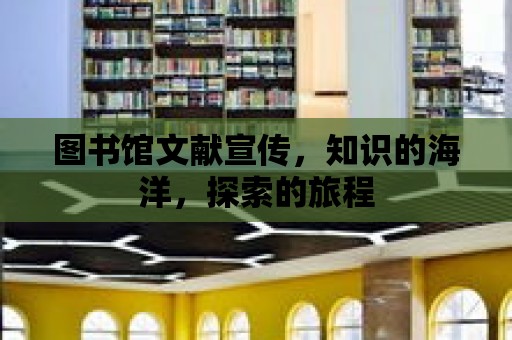 圖書館文獻(xiàn)宣傳，知識(shí)的海洋，探索的旅程