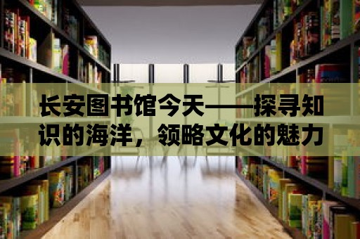 長安圖書館今天——探尋知識的海洋，領略文化的魅力