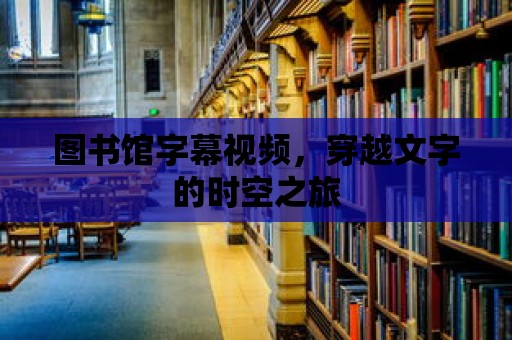 圖書館字幕視頻，穿越文字的時空之旅