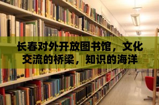 長春對外開放圖書館，文化交流的橋梁，知識的海洋